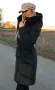 Дълго дамско яке   100% полиестер , снимка 2
