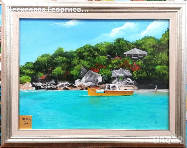 картини с маслени бои - 3бр., снимка 3 - Картини - 56592422