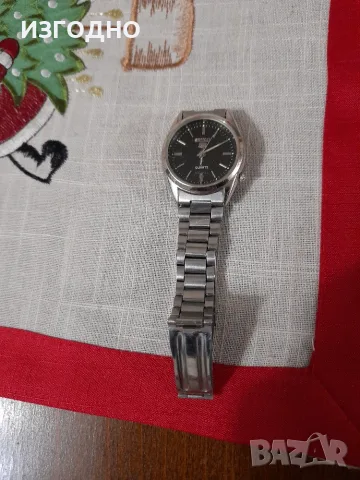 100€ ОРИГИНАЛЕН SEIKO 5 ЗАПАЗЕН, снимка 2 - Мъжки - 56593022