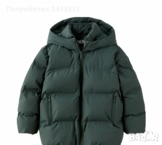 Детско зимно яке ZARA, размер 8-9 г. (130 см) – отлично състояние
