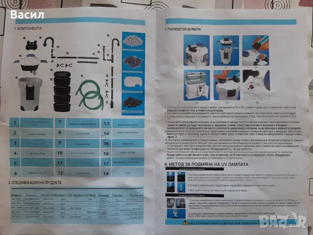 Продавам SunSun HW304B, снимка 3 - Оборудване за аквариуми - 56570846