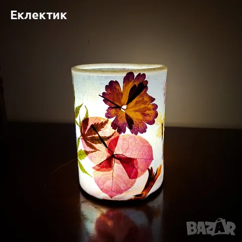 Фенер с хербарий, снимка 13 - Декорация за дома - 56652473