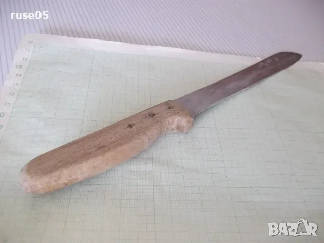 Нож стар с дървена дръжка - 1, снимка 4 - Прибори за хранене, готвене и сервиране - 56680648