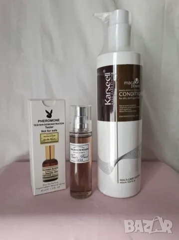 Промо комплект 205-парфюм тестер Vanilla Blend+балсам 250 мл. увредена коса