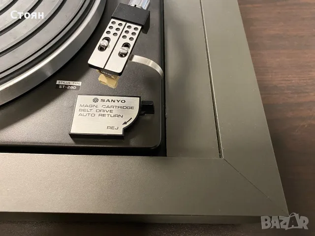 Винтидж грамофон Sanyo, снимка 5 - Грамофони - 56677644