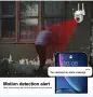 Промоция!!!4 броя WiFi Камери за Наблюдение,Камери за видеонаблюдение. 1080P HD, Външни, снимка 4