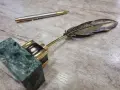 Бронзова статуетка Просвета , снимка 6