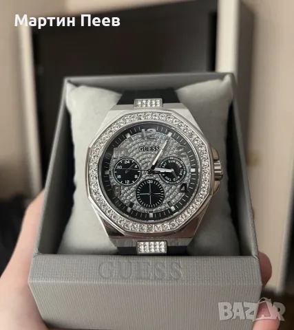 Часовник Guess Swarovski, снимка 2 - Мъжки - 56652581