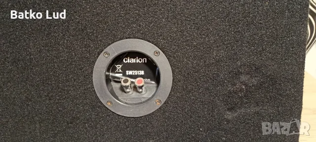 Бас каса Clarion SW2513B, снимка 4 - Тонколони - 56685516