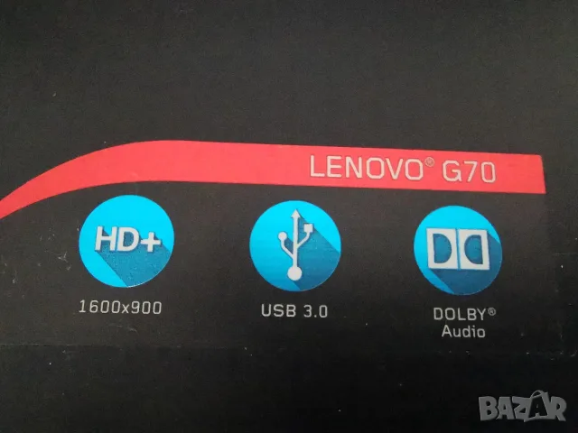 Лаптоп Lenovo G70-80 17,3", снимка 5 - Лаптопи за игри - 56612817