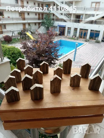 Продавам дървени натурални къщички за оцветяване и създаване на творчески проекти и диорами. Фиг.2 