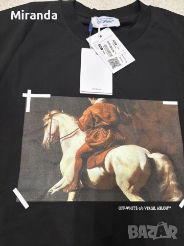 Off White мъжка тениска М, снимка 3 - Тениски - 56647561