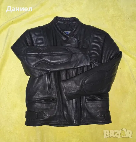 Кожено дамско мото яке GB, размер UK14, M/L.