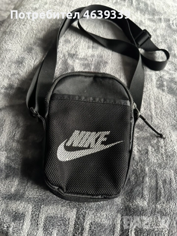 Оригинална чантичка за през рамо Nike Heritage Crossbody Bag – Черна