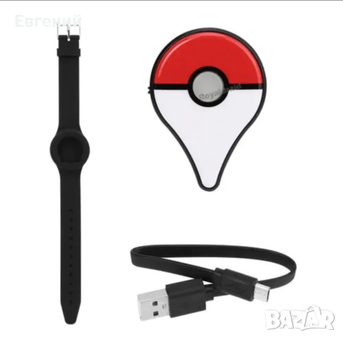 Pokemon Go Plus Autocatch с функция за зареждане през USB, класически, червени, бели