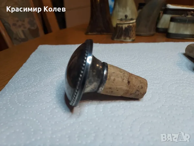 Ретро сребърни 835 тапи за шишета , снимка 6 - Антикварни и старинни предмети - 56628879