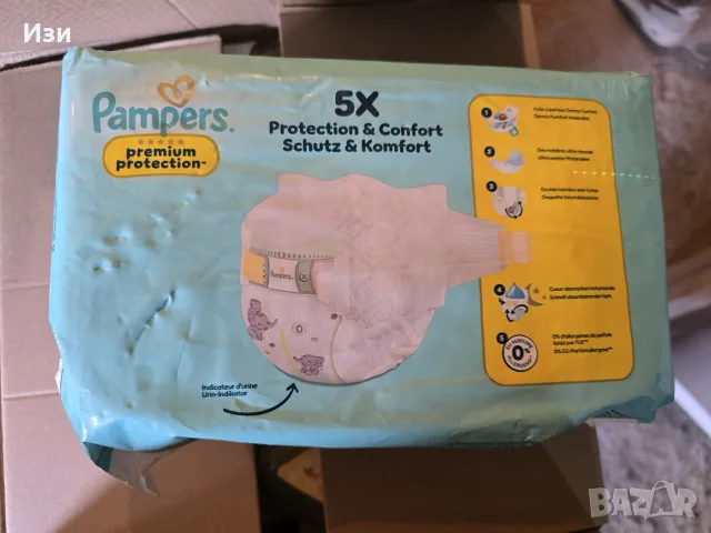 Pampers Premium, снимка 2 - Пелени, памперси - 56624984