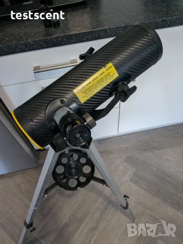 Телескоп BRESSER Solarix 76/350 Telescope - Black черен за слънце луна планети слънчево затъмнение