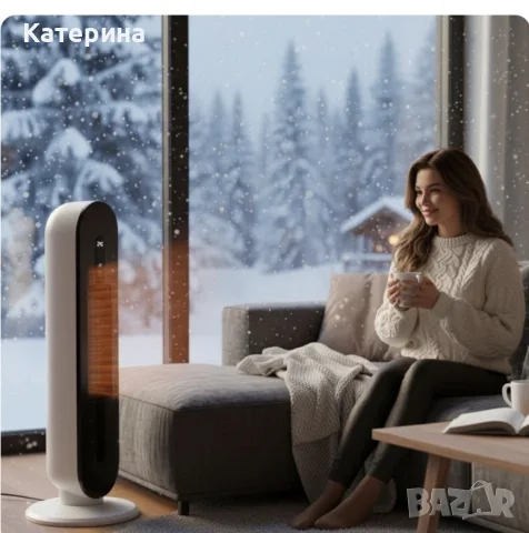 Hotvex Tower Heater – Вертикален отоплител, снимка 2 - Отоплителни печки - 56597140