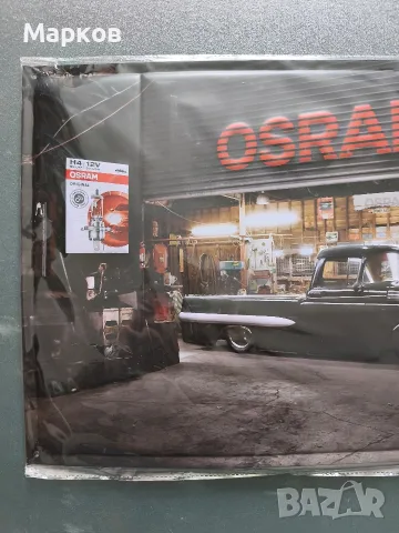 OSRAM - Оригинална Метална Табела , снимка 2 - Колекции - 56710725