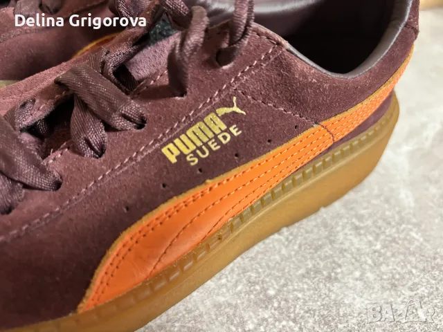 Puma кецове размер 36 бордо, снимка 6 - Маратонки - 56631779