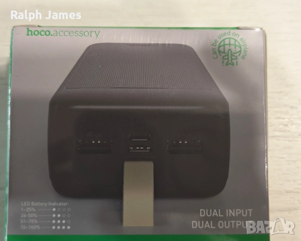 Hoco J111B Power Bank 30000 Mah, снимка 3 - Външни батерии - 56582432