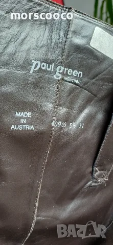Елегантни кожени ботуши -,, Paul Green"., снимка 6 - Дамски ботуши - 56616391