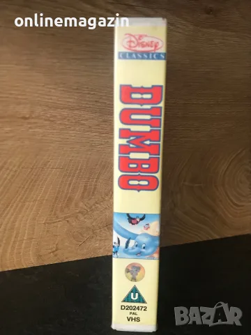 Видеокасета “ DUMBO CLASSIC DISNEY “, снимка 3 - Анимации - 56706114