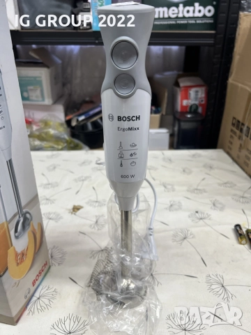 Bosch ErgoMixx 600W – пасатор с метален накрайник и мерителна чаша