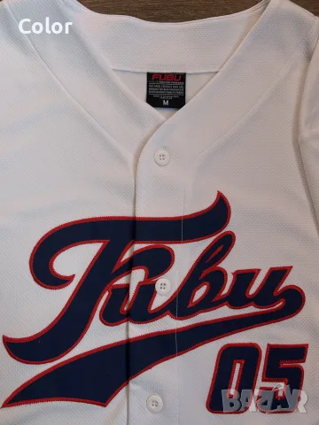 Бейсболна риза Fubu, снимка 2 - Спортни дрехи, екипи - 56600610