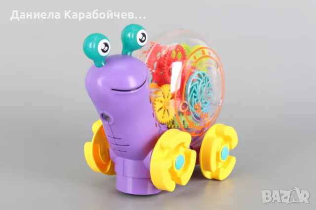 Охлювче проектор, Цвят: Лилав, снимка 2 - Играчки за стая - 56647164