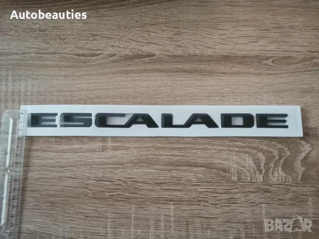 надпис черен гланц Cadillac Escalade, снимка 2 - Аксесоари и консумативи - 56581080