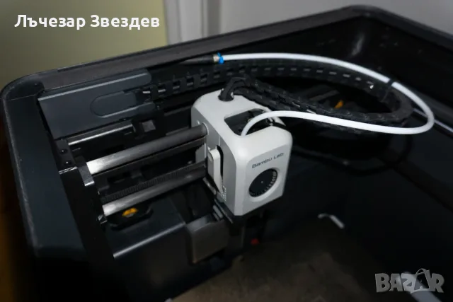 3D принтер Bambu Lab P1S със закалена дюза 0.4мм, снимка 5 - Принтери, копири, скенери - 56659665
