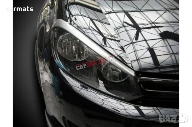 Вежди за фарове за VW Golf 6 (2008–2013) - EU - Черни