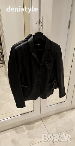 Zara кожено сако M размер , снимка 3 - Сака - 56616532