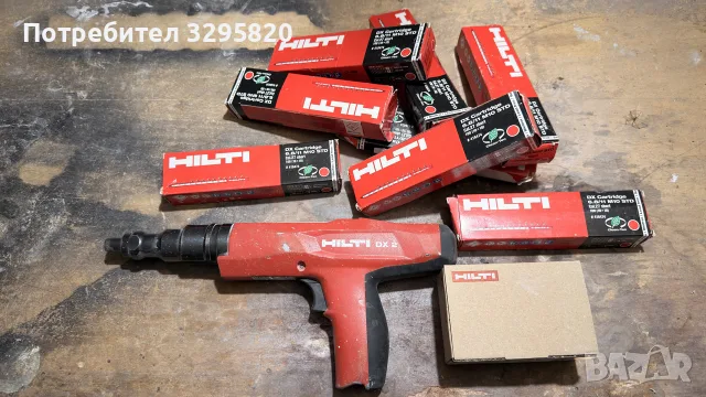 Hilti DX 2 пушка + консумативи , снимка 4 - Такери - 56629979