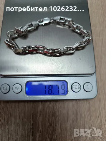Сребро 925 ланец/гривна, снимка 5 - Колиета, медальони, синджири - 56705205