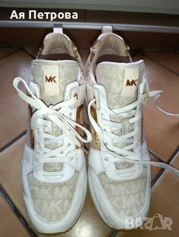  Michael Kors Сникърси Georgie Trainer 43T1GEFS1Y Бял
