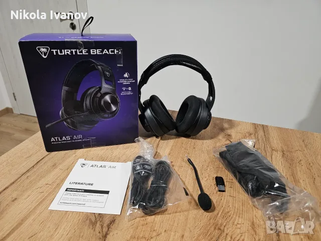 Слушалки Turtle Beach Atlas Air | Безжични 2.4GHz / Bluetooth / 3.5mm / 50ч бат