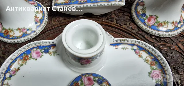 Антикварна порцеланова  мастилница , снимка 4 - Антикварни и старинни предмети - 56728628
