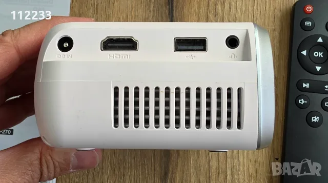LED Projector+преносим екран 120 инча!! НОВИ!, снимка 14 - Плейъри, домашно кино, прожектори - 56624256