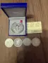 Сребърни монети / лот от 5 бр. , снимка 1