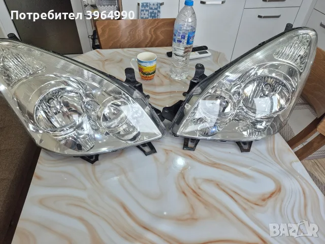 Кристални Неразличими от нови Оригинални фарове за Тойота Корола Версо ФЕЙСТЛИФТ 2007/2009г 