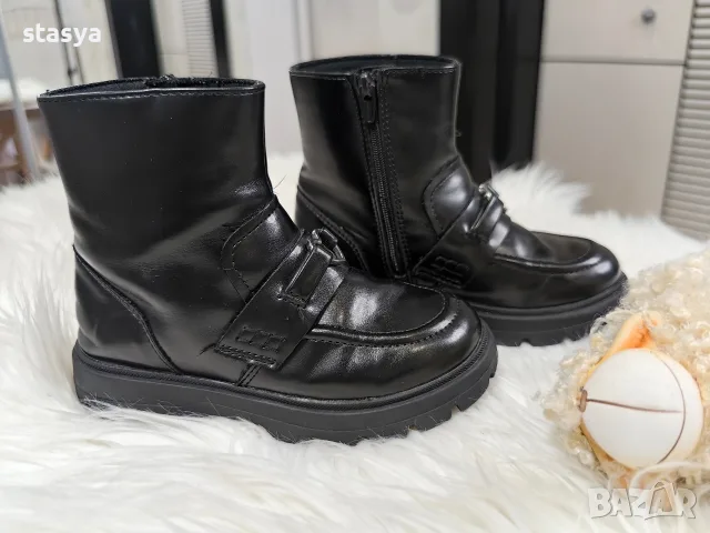Боти Zara, черни, размер 26
, снимка 9 - Детски боти и ботуши - 56554828