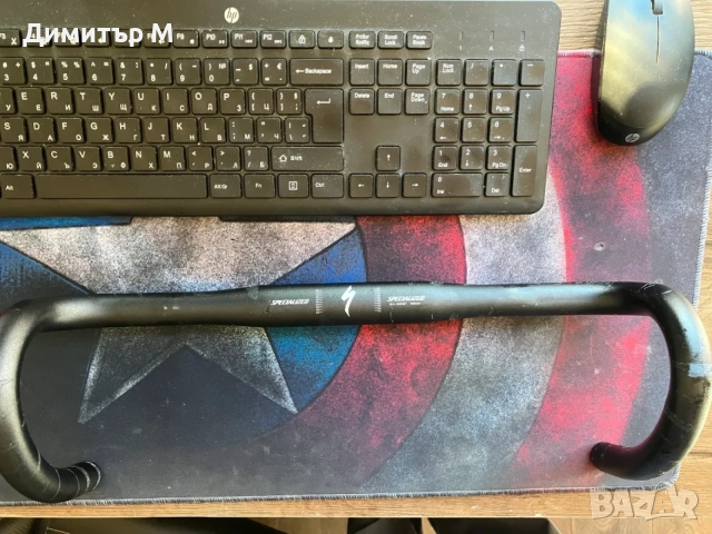 Specialized Shallow Drop 420 mm кормило, снимка 3 - Части за велосипеди - 56654963