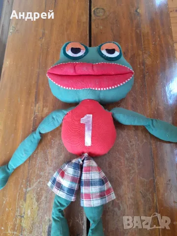 Стара кукла Жаба, снимка 2 - Колекции - 56554982