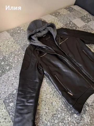  Яке, еко кожа, размер XL, снимка 8 - Якета - 56594517