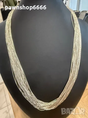 Масивно сребърно колие Sterling Silver – 72,21 г, дължина 72 см