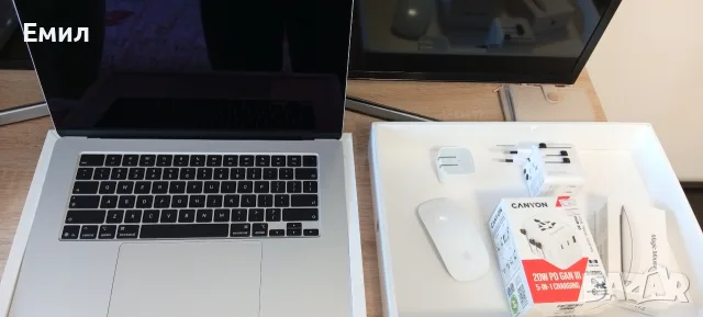 Apple Macbook Air 15" 2025, М5, 16GB RAM, 512 GB, Silver 