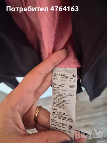Черно сако Benetton р-р 42, снимка 2 - Сака - 56691642